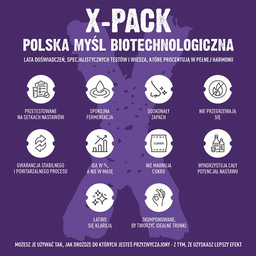 Turbo X-Pack 1,8 kg hiiva - ammattilaisille, suurille käymiserille - 7