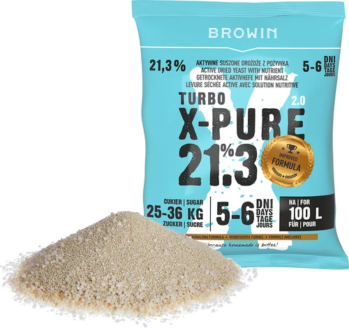 Turbo X-Pure 21,3% hiiva, 100L - 3