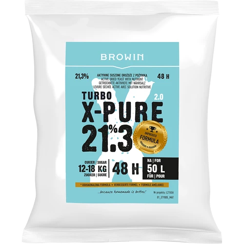 Turbo X-Pure 21,3% hiiva, 50 L  - 1 