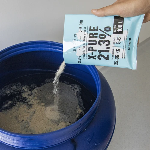 Turbo X-Pure -hiiva 21,3 %, 100 l - 8