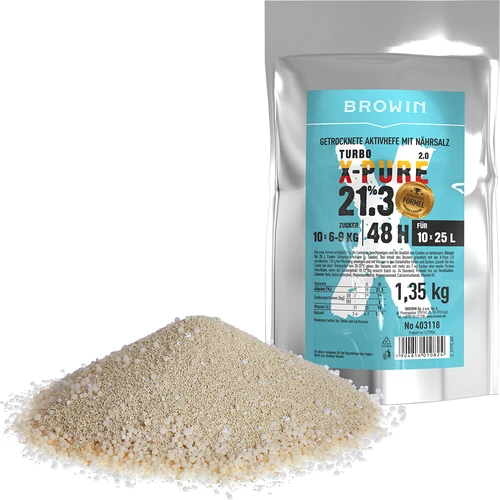 Turbohiiva X-Pure 21,3 %, 10x25L - 1,35kg - 2