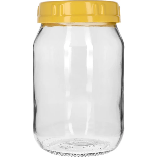 TO-purkki 1,7 l, keltainen muovikierrekansi kahvalla, Ø 100, 1 kpl - 2