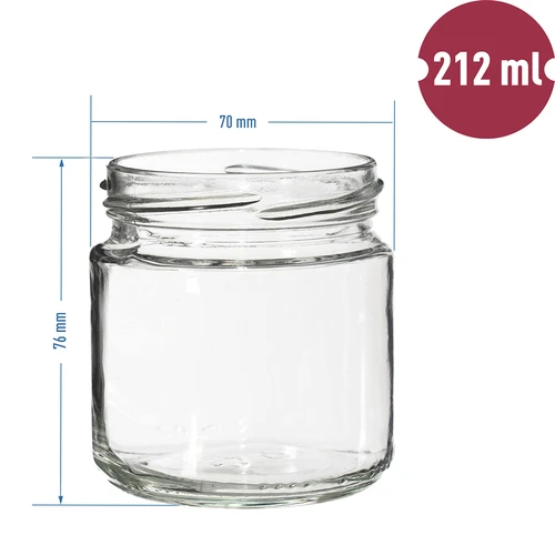 Twist-off purkki 212 ml, fi 66 - 12 kpl - 7