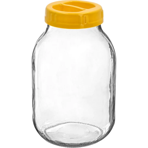Twist-off-purkki 3 L ja muovikansi fi 100, kahvalla  - 1 
