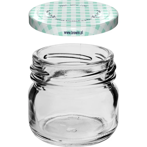 Twist-off purkki 30 ml värillisellä kannella fi 43 - 10 kpl - 3