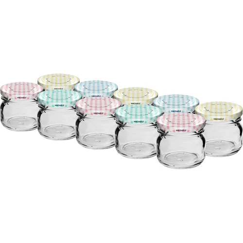 Twist-off purkki 30 ml värillisellä kannella fi 43 - 10 kpl  - 1 