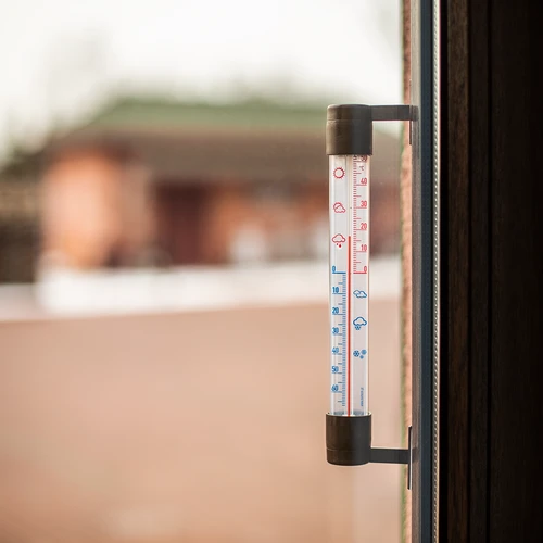 Ulkotermometri läpinäkyvällä asteikolla (-70°C - +50°C) 23cm mix - 5