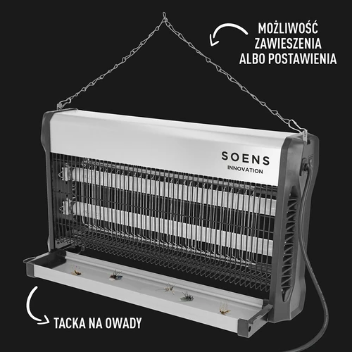 UVA-hyönteislamppu 40 W, hopea - 5