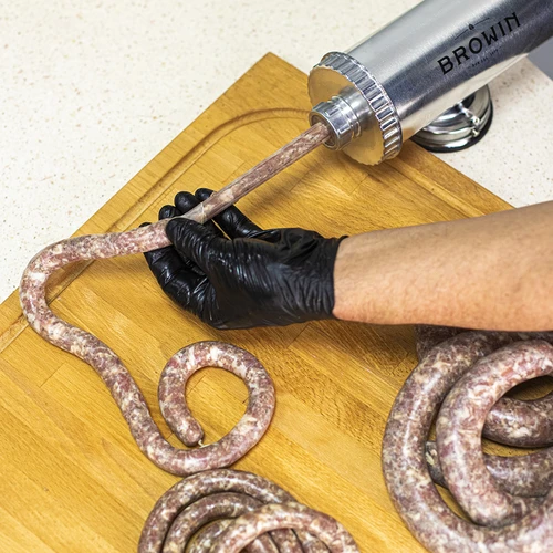 Vaakamallinen makkaratäytin 1,5 kg, silikonimännällä - 13