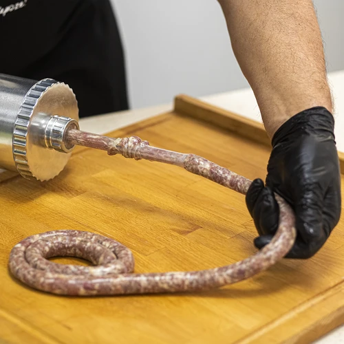 Vaakamallinen makkaratäytin 2,5 kg silikonimännällä - 13