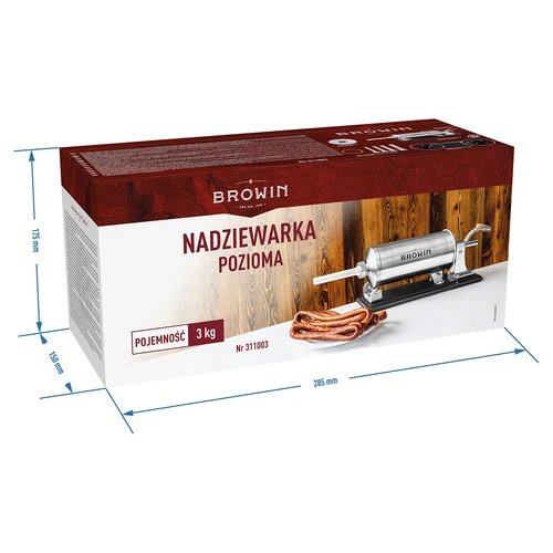 Vaakamallinen makkaratäytin 3 kg - 12