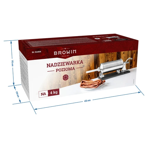 Vaakasuuntainen täyttölaite 4 kg - 11