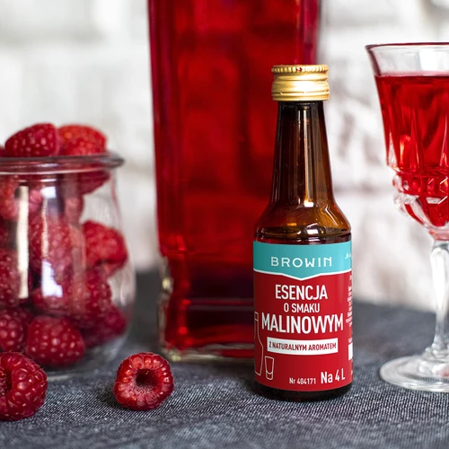 Vadelmanmakuinen esanssi luonnollisella aromilla 4 L:lle - 40 ml - 9