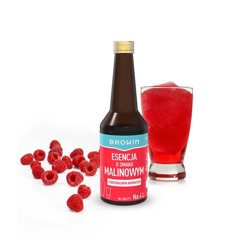 Vadelmanmakuinen esanssi luonnollisella aromilla 4 litrille – 40 ml - 3