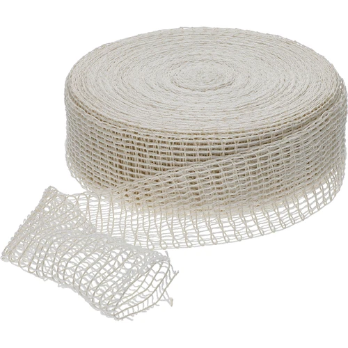 Valkoinen lihaverkko, mitat 12,5 cm x 50 m, lämmönkestävyys jopa 220°C - 2