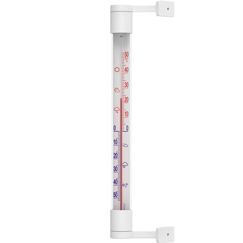 Valkoinen ulkolämpömittari (-50°C - +50°C) 22cm  - 1 