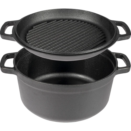 Valurautakattila pannulla, 5 L + 1 L  - 1 