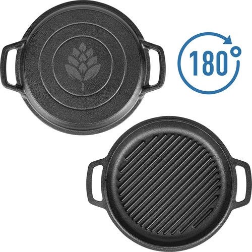 Valurautakattila pannulla, 5 L + 1 L - 8