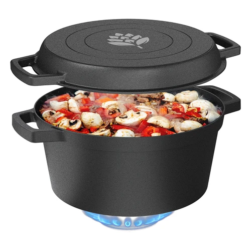 Valurautakattila pannulla, 5 L + 1 L - 7