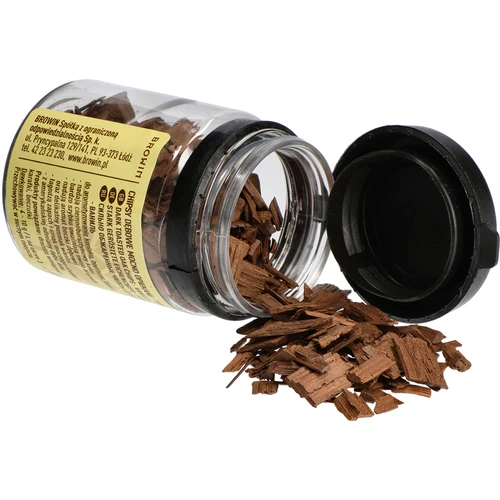 Vaniljaiset tammilastut, voimakkaasti paahdetut, 20g - 4