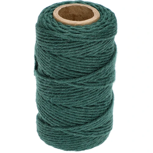 Vihreä puuvillanyöri 2 mm/55 m/100 g  - 1 