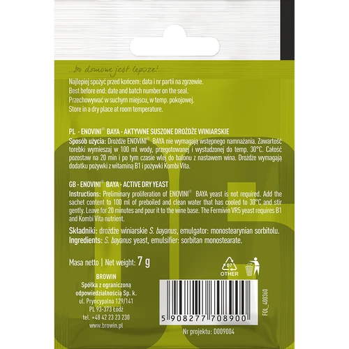 Viinihiiva Enovini® BAYA, 7 g - 2