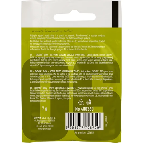 Viinihiiva Enovini® BAYA, 7 g - 2