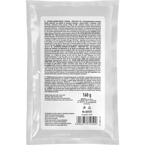 Viinihiiva Turbo Fruit 5-7 päivää 100 L - 2