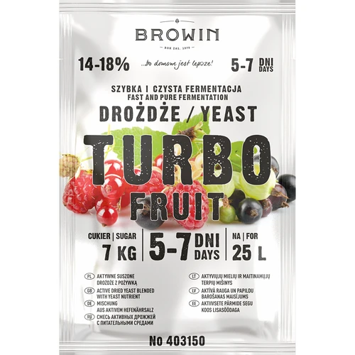 Viinihiiva Turbo Fruit 5-7 päivää - 2