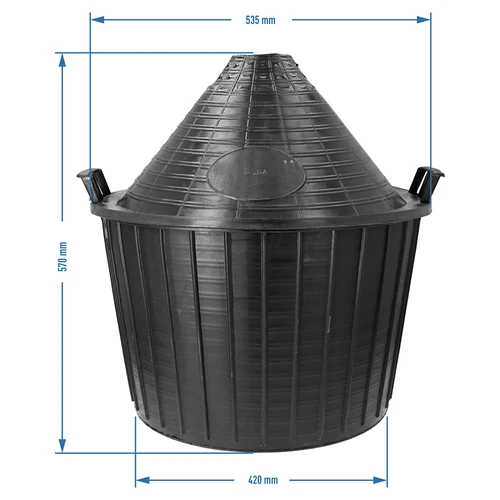 Viinipallo 54 L muovikorissa - 6