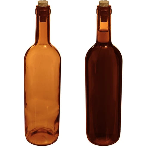 Viinipullo 0,75 L ruskea - pakkaus 8 kpl - 5