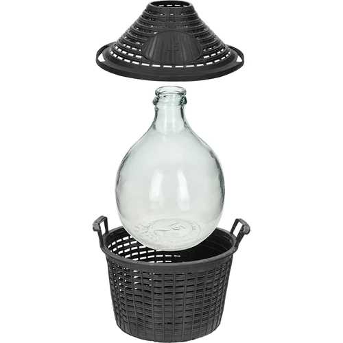 Viinipullo 5L muovikorissa - 4