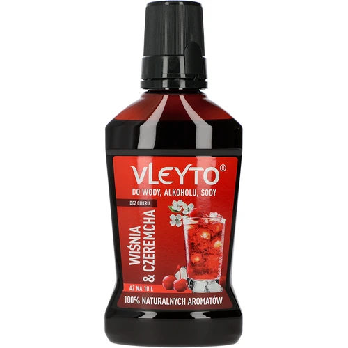 VLEYTO Kirsikka & Tuomipihlaja – makuessenssi luonnollisilla aromeilla, 250 ml  - 1 