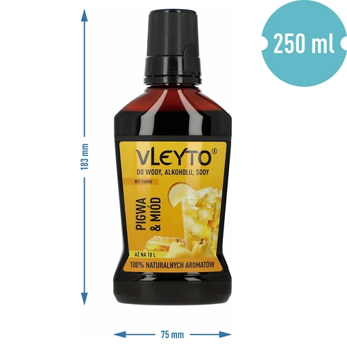 VLEYTO Kvitteni & Hunaja – makuessenssi luonnollisilla aromeilla, 250 ml - 5