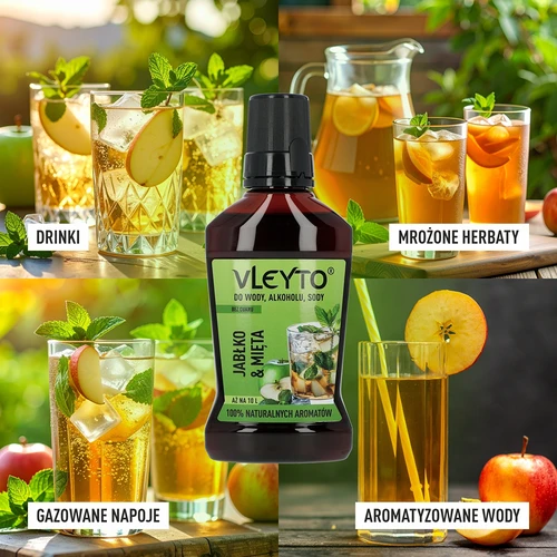 VLEYTO Minttu & Omena – makuessenssi luonnollisilla aromeilla, 250 ml - 7