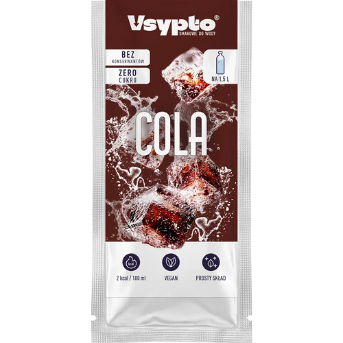 VSYPTO Cola - veden makujauhe, 9 g - 2