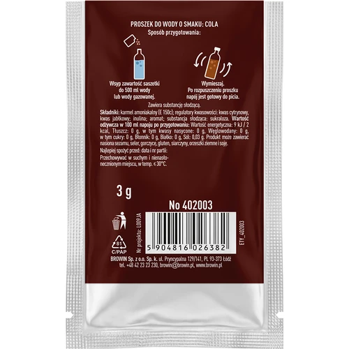 VSYPTO colan makuinen – veden makujauhe, 3 g - 3