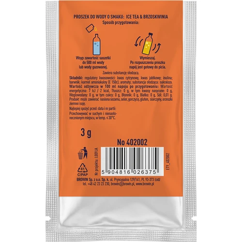 VSYPTO Ice Tea Persikka, 3 g - 3