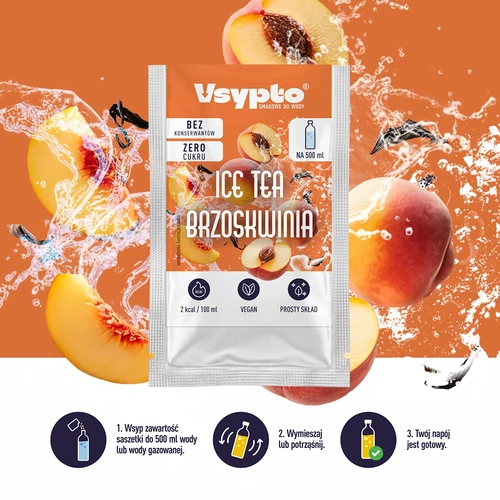 VSYPTO Ice Tea Persikka, 3 g - 5