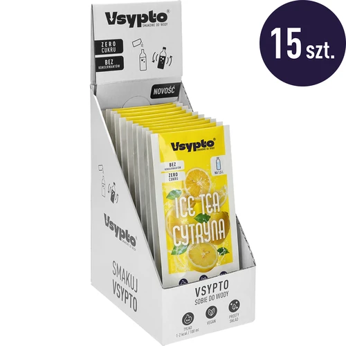 Vsypto Ice Tea Sitruuna - pakkaus 15 x 9 g