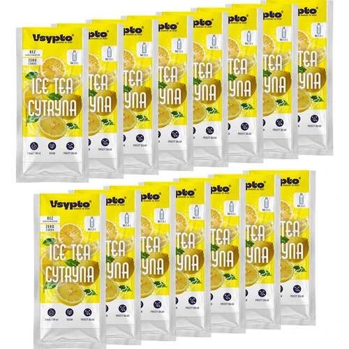 Vsypto Ice Tea Sitruuna - pakkaus 15 x 9 g - 2
