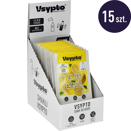 Vsypto Ice Tea Sitruuna - pakkaus 15x3g