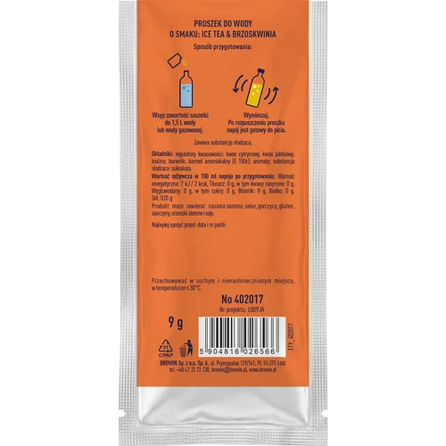 VSYPTO, maku Jäätee Persikka, 9 g - 3