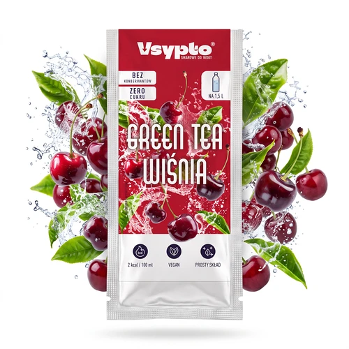 VSYPTO, makuna Green Tea Kirsikka, 9g