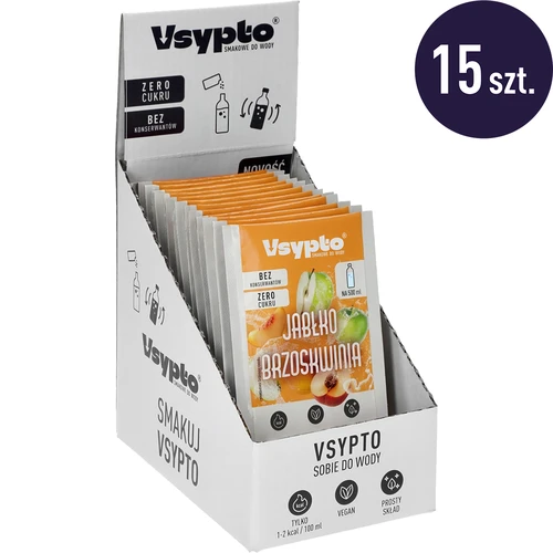 Vsypto Omena-Persikka - pakkaus 15 x 3 g