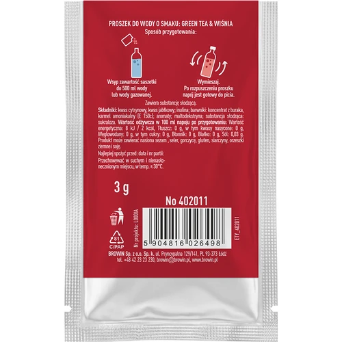 VSYPTO Vihreä tee & kirsikka, 3 g - 3