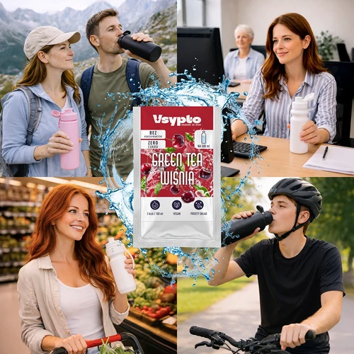 VSYPTO Vihreä tee & kirsikka, 3 g - 7