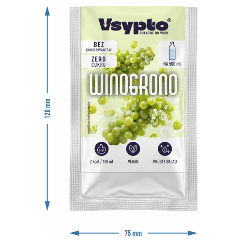 VSYPTO, viinirypäleen maku, 3 g - 4