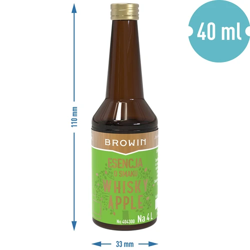 Whisky Apple -makuinen esanssi - 40 ml, 4L:lle - 7