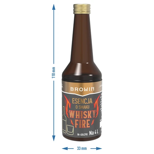 Whisky Fire -makuinen esenssi 4 L:lle, 40 ml - 7